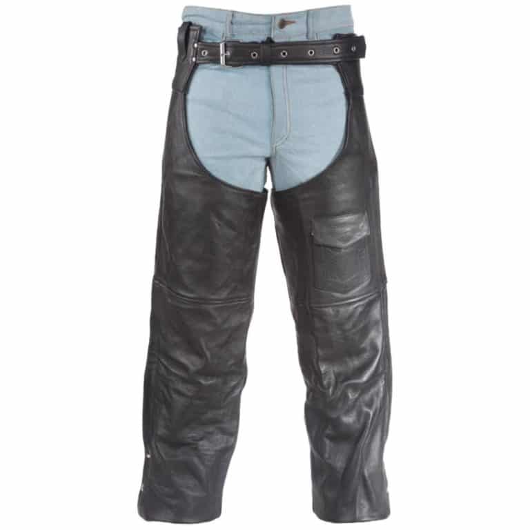 Mens Antique Leather Motorcycle Chaps | Quality & Style - Leather Chaps ...