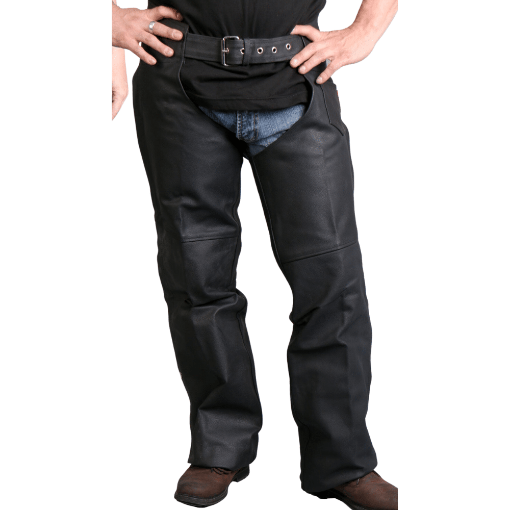 Mens Leather Motorcycle Chaps - For The Bold Motorcyclist - Leather ...