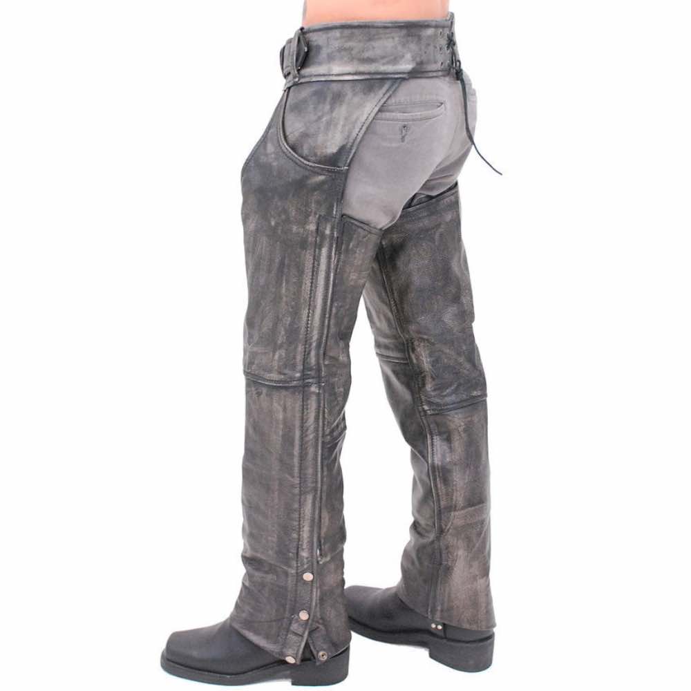 Brown Leather Motorcycle Chaps Mens - Buy Now!